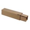 B&oslash;lgepapkasse, Master'in, indre dim: 106 x 106 x 365 mm, 2-lags,EB-flute FEFCO 0201, brun Yderkasse