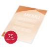 Lamineringslomme, GBC, 75&micro;m, A5, 154 x216mm transparent  kasse a 100 pakker