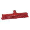 Fejekost, Vikan, broom soft/stiff, r&oslash;d x410mm