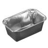 Foliebakke, Plus Pack, 1-Compartments Rektangul&aelig;r 140 ml,100x64x35mm aluminium, aluminium, pakke a 1