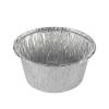 Foliebakke, Plus Pack, Rund 106 ml, &Oslash; 80, h&oslash;jde 35 aluminium, aluminium, pakke a 100 stk 1-Compartme
