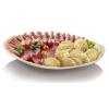Cateringfad, Rektangul&aelig;r 415 x 280 x 25 mm, tr&aelig;, karton a 100 stk Palm leaf F&oslash;devaregodkendt