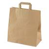 Papirb&aelig;repose, 320 x 170 x 350 mm flat bag, Papir, brun, pakke a 200 stk palle 30 pakker, palle a 30