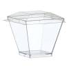 Dessertb&aelig;ger, Kova 220 ml,72x72x72mm PS, transparent, karton a 400 stk