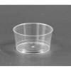 Dressingb&aelig;ger, Rund 40 ml, &Oslash; 51, h&oslash;jde 26 HIPS-High Impact Polystyrene transparent, karton a 2000 st