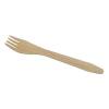Tr&aelig;bestik 160 mm, tr&aelig;, tr&aelig;, No wax, Gaffel 160mm pakke a 100 stk, Nature Line F&oslash;devaregodkendt