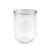 Sylteglas, Rund, &Oslash; 100, h&oslash;jde 147 Glass, transparent, pakke a 6 stk Weck F&oslash;devaregodkendt