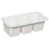 Dressingb&aelig;ger,100x50x25mm HIPS-High Impact Polystyrene, hvid M Allfood Safe, karton a 2000 stk F&oslash;dev