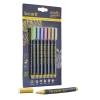 Chalkmarker, Securit, ORIGINAL, 1-2MM metallic, permanent, pakke med 7 stk