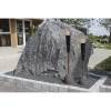 Fakkel, aluminium, sort W/alushaft on concrete base palle a 15 stk, Outdoor