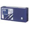 Frokostservietter, Tork, Advanced 1/4-fold, 3 lag, m&oslash;rkebl&aring; 326mmx330mm, 16g/m2, karton a 1500 stk F