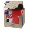 Frokostservietter, Tork, Advanced 1/4-fold, 3 lag, r&oslash;d 326mmx330mm, 16g/m2, karton a 1500 stk FSC Mi