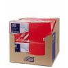 Frokostservietter, Tork, Advanced 1/4-fold, 3 lag, r&oslash;d 326mmx330mm, 16g/m2, karton a 1500 stk FSC Mi