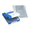 Plastlomme, Bantex transparent, #BEN TOP/VENSTRE SIDE 90&micro;m, 210x297mm, plastik pakke a 100 stk