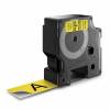 Labeltape, Dymo D1, 53718 S0720980 24mmx7.00m sort/gul