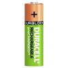 Batteri, Duracell 2400MAH, Recharge AA pakke a 4 stk
