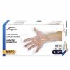 Engangshandsker, L HDPE I dispenser&aelig;ske HDPE, transparent, pakke a 500 stk
