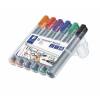 Marker, Staedtler Lumocolor, 356 WP6 2MM, assorteret, permanent, s&aelig;t af 6 stk
