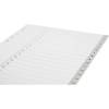 Register, Esselte, A4,210x297mm, 1-20 gr&aring; Pakke med 10 s&aelig;t
