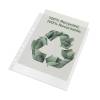 Plastlomme, Esselte Recycle transparent, 210x297mm, plastik pakke a 100 stk
