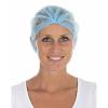 Engangs h&aring;rnet, Mop Cap on-size Non-woven, bl&aring;, pakke a 1000 stk