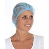 Engangs h&aring;rnet, Mop Cap on-size Non-woven, bl&aring;, pakke a 1000 stk