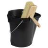 H&aring;ndb&oslash;rste, Vikan Acid/ chalk brush stiff wood, brunx205mm