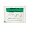 F&oslash;lgeseddellommer, C5, 240 x 180 mm hvid, green-black print Packing list glassine + kraftpapir, kart
