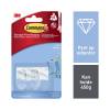 Command, 3M Command 17092CLR, hvid, kasse a 6 pakker