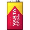 Batteri, Varta, 9V Longlife Max Power pakke a 1 stk