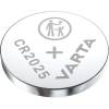 Knapcellebatteri, Varta, CR2025 pakke a 2 stk