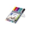 OHP-pen, Staedtler Lumocolor,  317 0,8-1,0MM, assorteret, permanent pakke a 8 stk