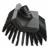 Gulvskrubbe, Vikan, High-Low-Medium sort 150mmx265mm