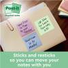Notes, Post-it, Recycle, assorteret, 76 x76mm, pakke a 18 stk 100% PEFC Certified