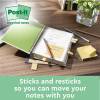 Notes, Post-it, Recycle, gul, 48x48mm pakke a 12 stk, 100% PEFC Certified