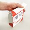 Forseglingsetiket, Meto, &Oslash;33mm, HJERTE 33x33mm gr&aring;, rulle a 500 etiketter