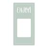 Forseglingsetiket, Meto, ENJOY! 50x100mm gr&oslash;n, rulle a 500 etiketter