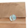 Forseglingsetiket, Meto, &Oslash;33mm, HJERTE 33x33mm gr&oslash;n, rulle a 500 etiketter