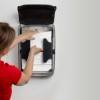 Papirh&aring;ndkl&aelig;de dispenser, Katrin, M sort 146mmx301mm x 450mm