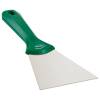 Skraber, Vikan Stainless Steel Hand Scraper, gr&oslash;n 100mmx235mm