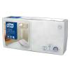 Kaffeservietter, Tork, Linstyle 1/4- fold Cocktail, 1 lag, hvid 240mmx240mm, 55g/m2, pakke a 100 stk
