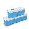 HP, Office, hvid, Eur palle, Kopipapir tr&aelig;fri ECF, 80g/m2, 210mm x 297mm, A4 Smal bane, pakke a 500