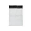 Coex Forsendelsespose, BNT, 50 &micro;m, 340 x 420 mm, genanvendt LDPE, sort/hvid 2 permanente adh. luknin