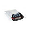 Coex Forsendelsespose, BNT, 50 &micro;m, 340 x 420 mm, genanvendt LDPE, sort/hvid 2 permanente adh. luknin