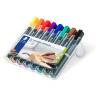 Marker, Staedtler Lumocolor, 2MM assorteret, permanent, S&aelig;t med 8 dele