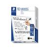 Whiteboardmarker, Staedtler Lumocolor 351 B-9, 2-5MM, Skr&aring; spids, sort non-permanent