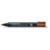 Marker, Staedtler Lumocolor, 352-7, 2MM Rund spids, brun, permanent