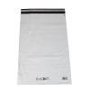 Coex Forsendelsespose, 50 &micro;m, 400 x 600 mm, genanvendt LDPE, sort/hvid Stregkode & genanvend. koder&nbsp;