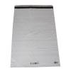 Coex Forsendelsespose, 50 &micro;m, 550 x 770 mm, genanvendt LDPE, sort/hvid Stregkode & genanvend. koder&nbsp;