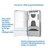 Papirh&aring;ndkl&aelig;de dispenser, Tork, H5 Peakserve Automatic, hvid 379mmx645mm, 1 stk